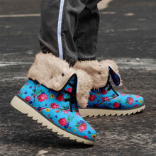 Load image into Gallery viewer, Kokum Ceremony Turquoise Polar Winter Boots
