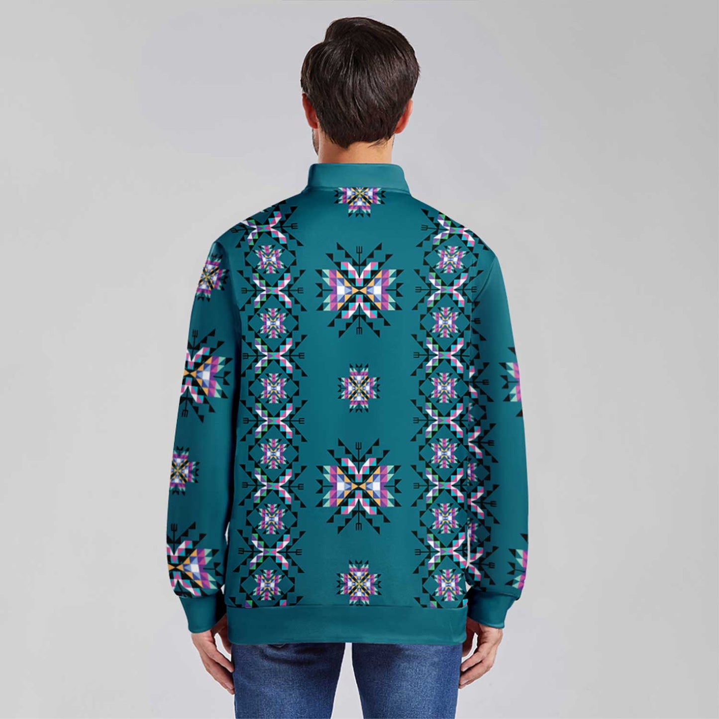 Medicine Lodge Dark Winter Zippered Collared Lightweight Jacket