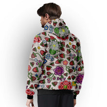 Load image into Gallery viewer, Berry Pop Bright Birch Sherpa Hoodie
