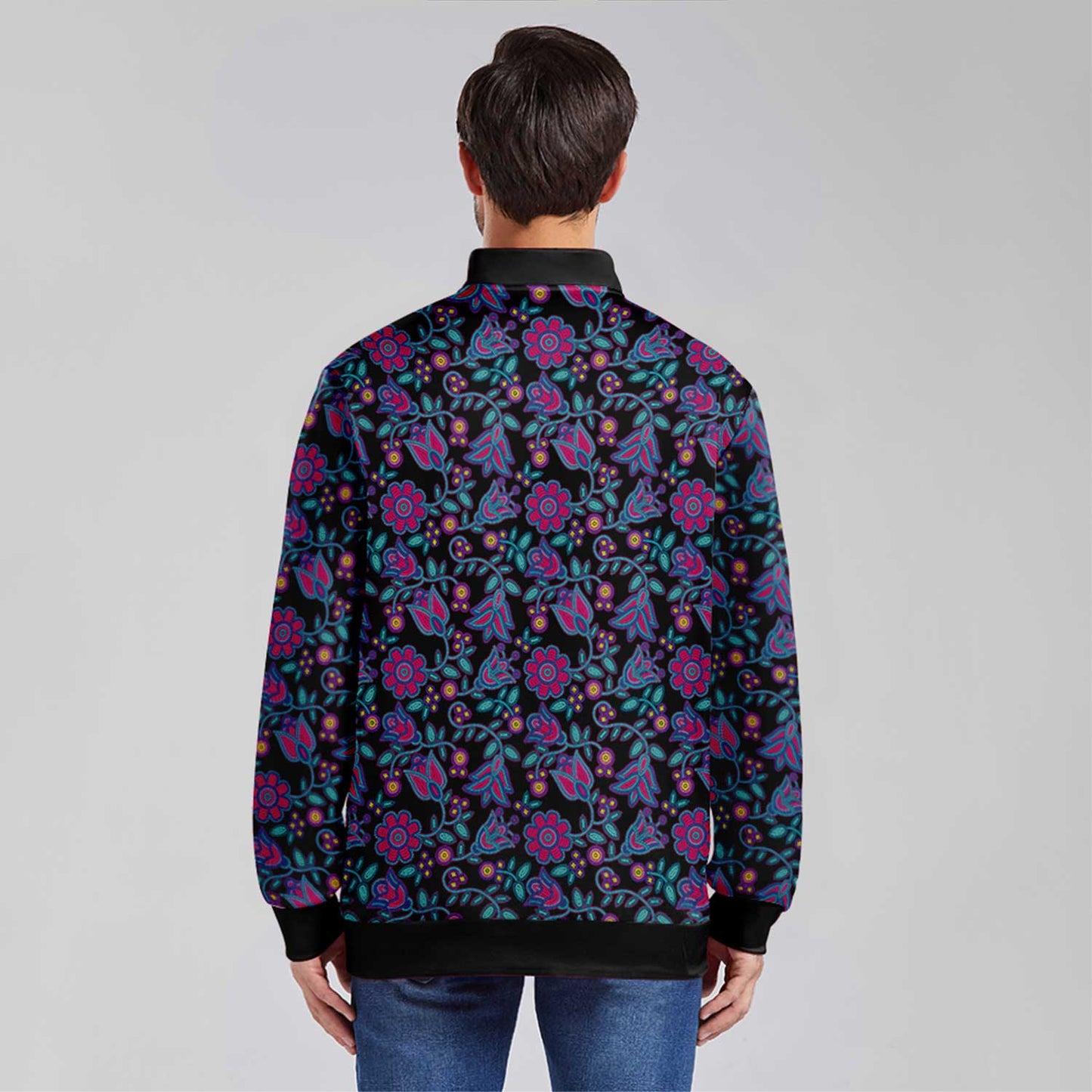 Beaded Nouveau Coal Lightweight Jacket