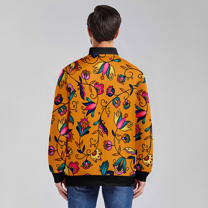 Copper Prairie Petals Orange Lightweight Jacket