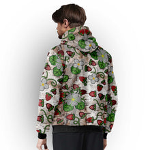 Load image into Gallery viewer, Strawberry Dreams Br Bark Sherpa Hoodie
