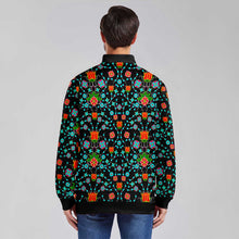 Load image into Gallery viewer, Floral Damask Upgrade Youth Zippered Collared Lightweight Jacket
