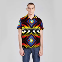 Load image into Gallery viewer, Sunset Blanket Button Up Silk Shirt
