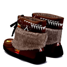 Load image into Gallery viewer, Sawtooth Path Leather MocLux Short Style with Fur
