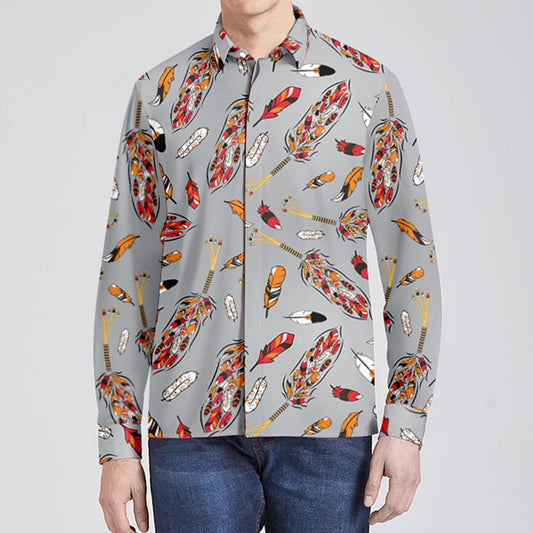 Prayer Feathers Dress Shirt