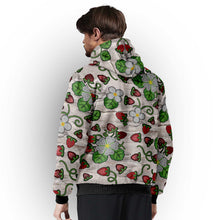 Load image into Gallery viewer, Strawberry Dreams Bright Birch Sherpa Hoodie
