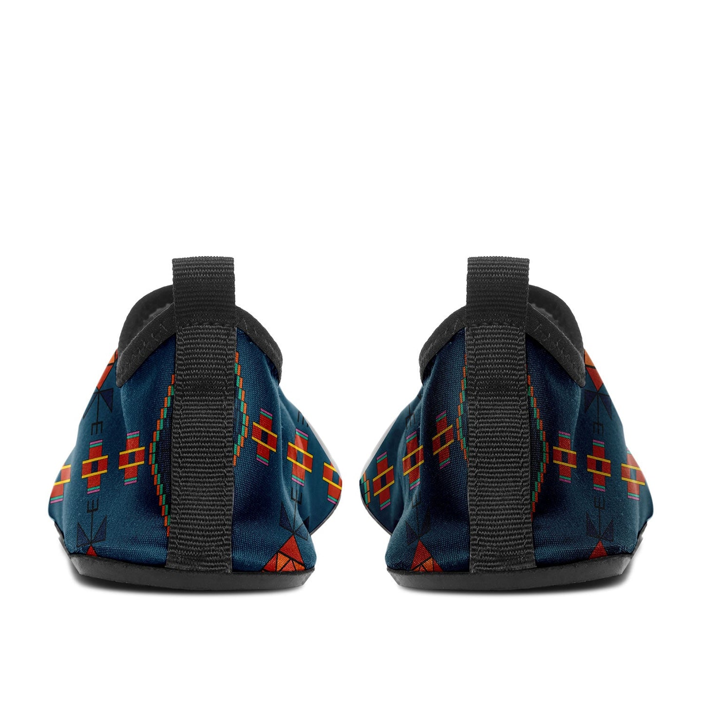 Travois Tipi Deep Lake Kid's Sockamoccs Slip On Shoes