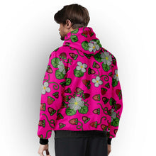 Load image into Gallery viewer, Strawberry Dreams Blush Sherpa Hoodie
