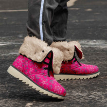 Load image into Gallery viewer, Berry Picking Pink Polar Winter Boots
