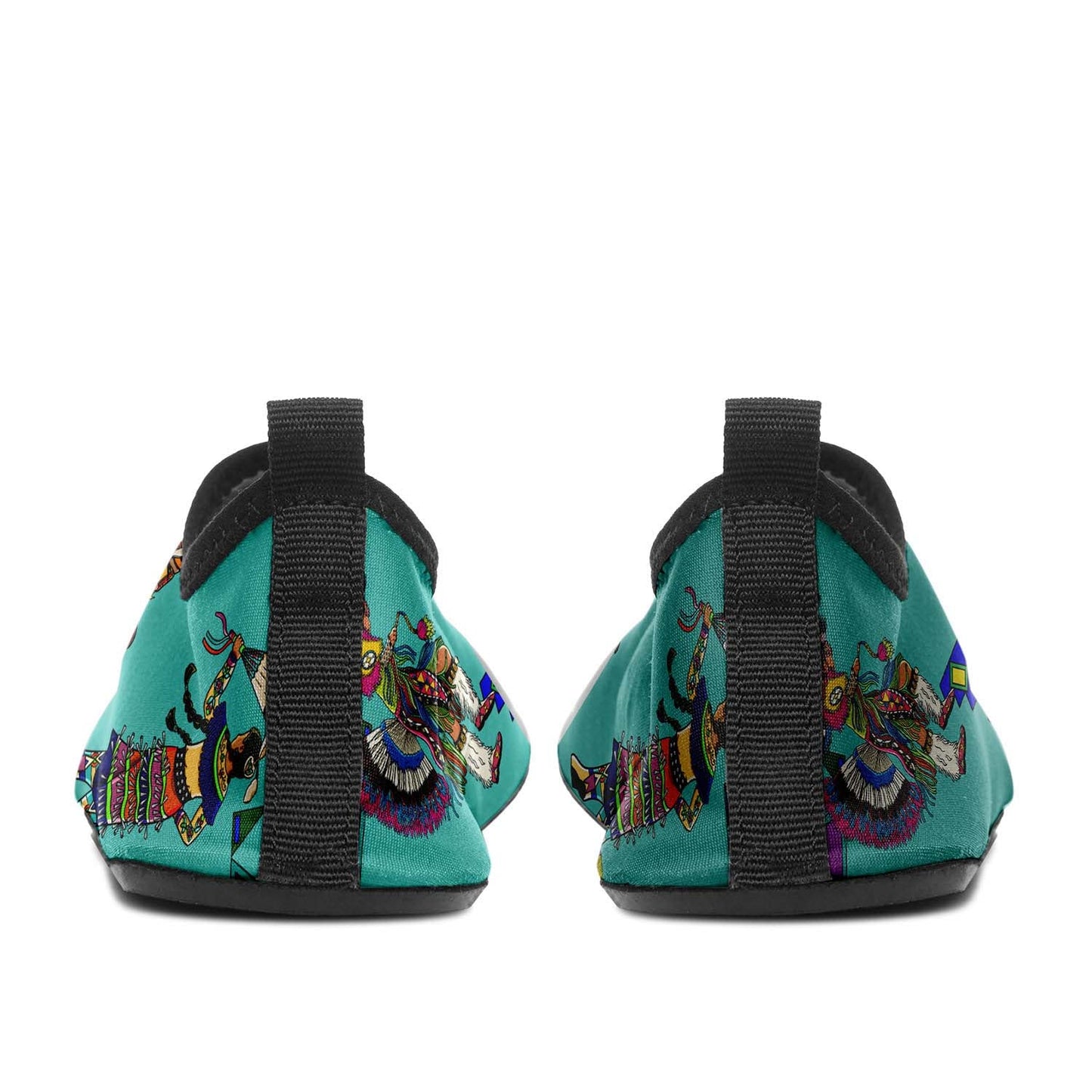 Grand Entry Dancers Eggshell Blue Sockamoccs