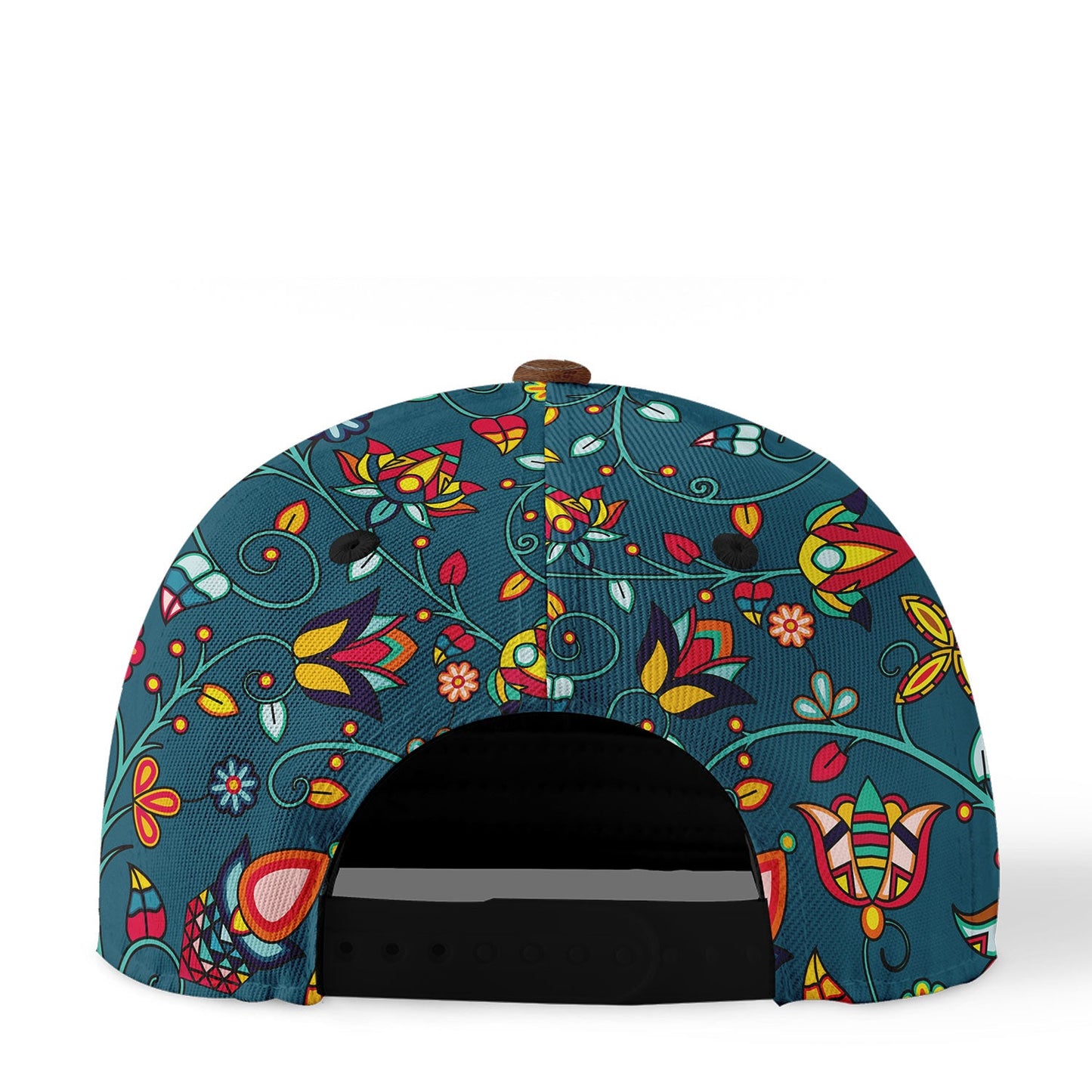 Thorny Path Teal Snapback Hat