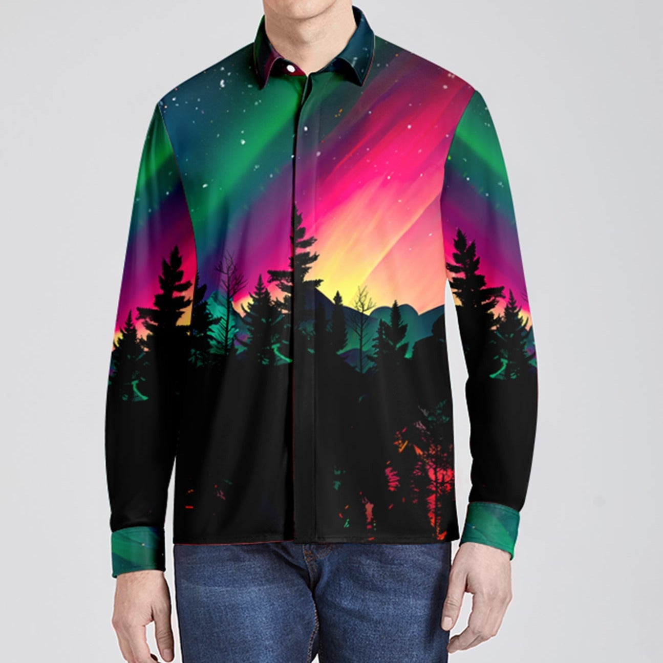 Aurora Medicine Animals Dress Shirt