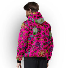 Load image into Gallery viewer, Berry Pop Blush Sherpa Hoodie
