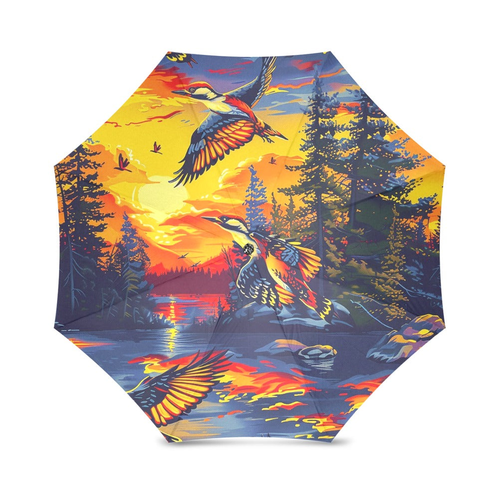 Woodpecker Medicine Foldable Umbrella