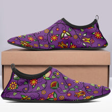 Load image into Gallery viewer, Heartbeat Petals Purple Sockamoccs
