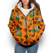 Load image into Gallery viewer, Strawberry Dreams  Carrot Sherpa Hoodie
