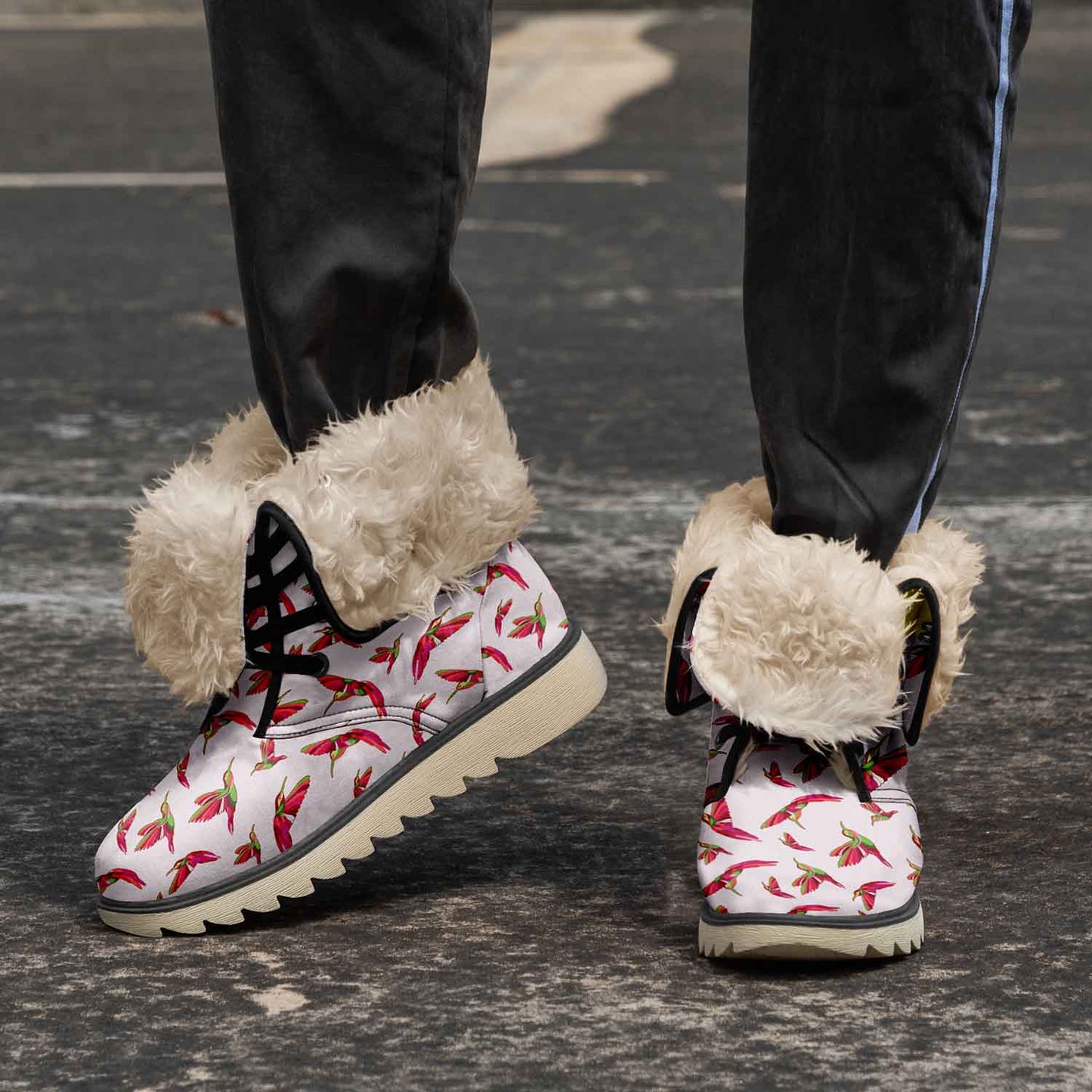 Red Swift Colourful Polar Winter Boots