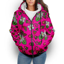 Load image into Gallery viewer, Strawberry Dreams Blush Sherpa Hoodie
