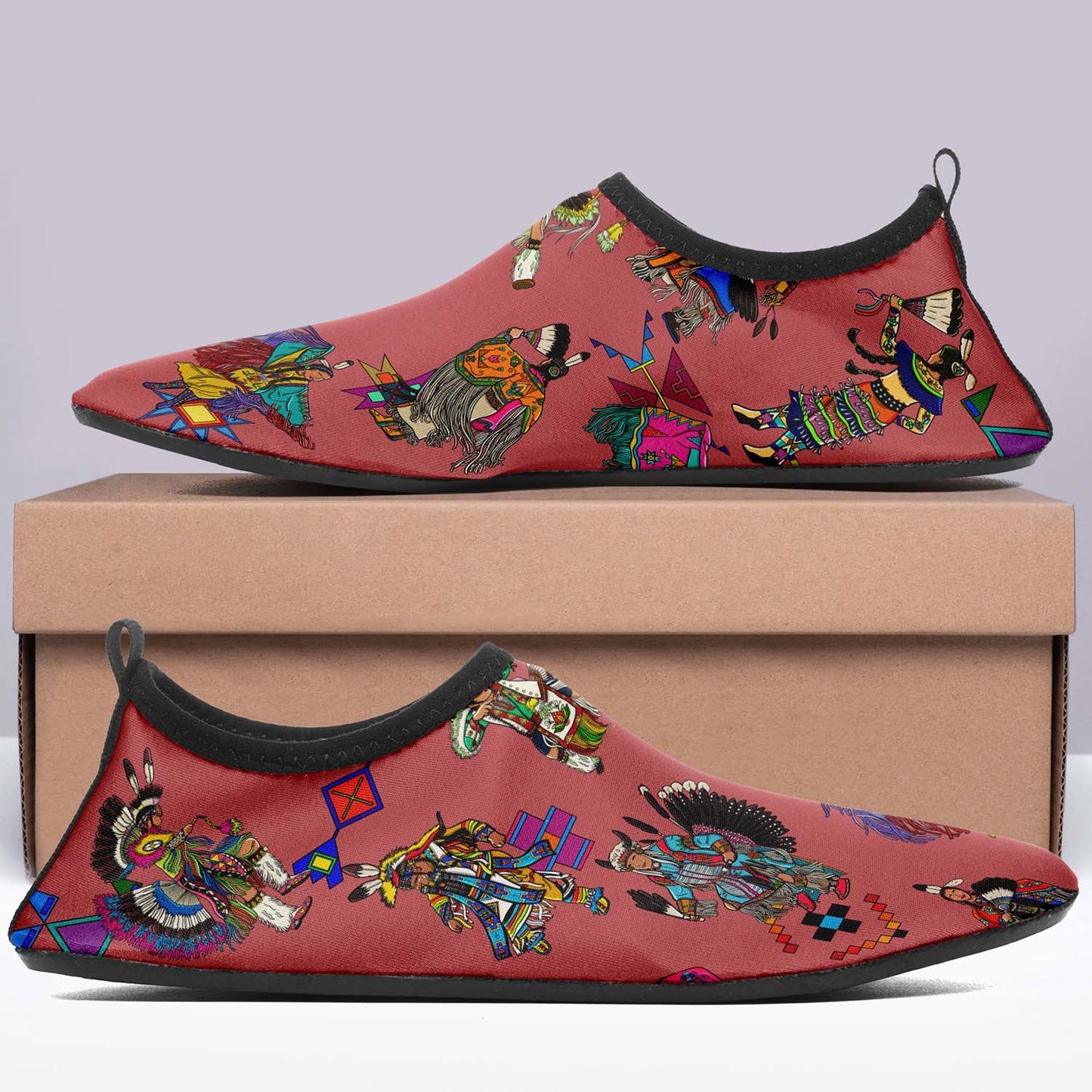 Grand Entry Dancers Terra Cotta Sockamoccs