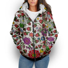 Load image into Gallery viewer, Berry Pop Br Bark Sherpa Hoodie
