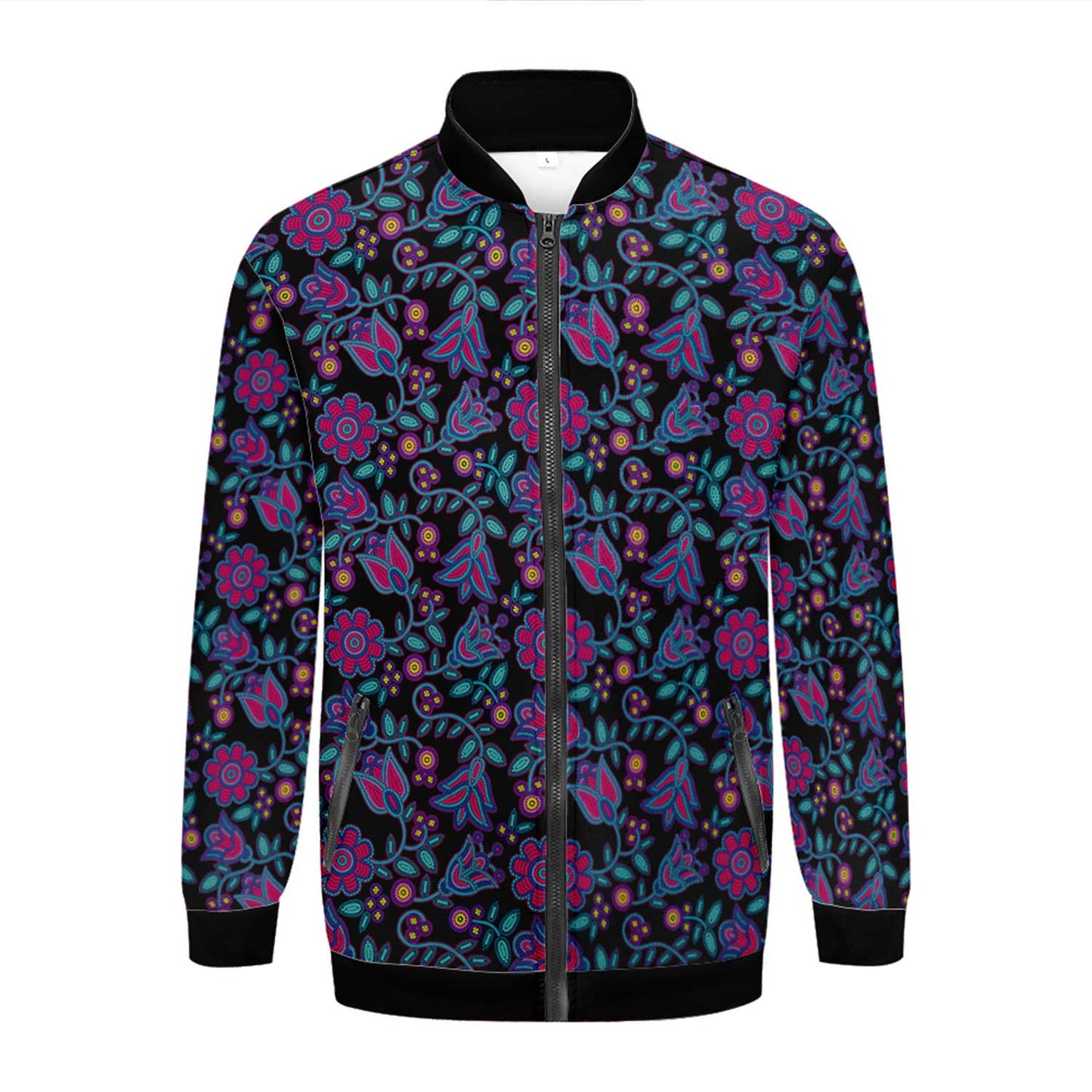 Beaded Nouveau Coal Lightweight Jacket
