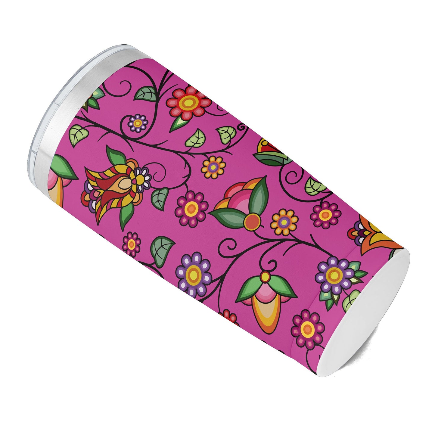 Heartbeat Petals Pink 15OZ Tumbler