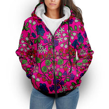 Load image into Gallery viewer, Takwakin Harvest Blush Sherpa Hoodie
