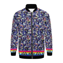 Load image into Gallery viewer, Culture in Nature Blue Zippered Collared Lightweight Jacket
