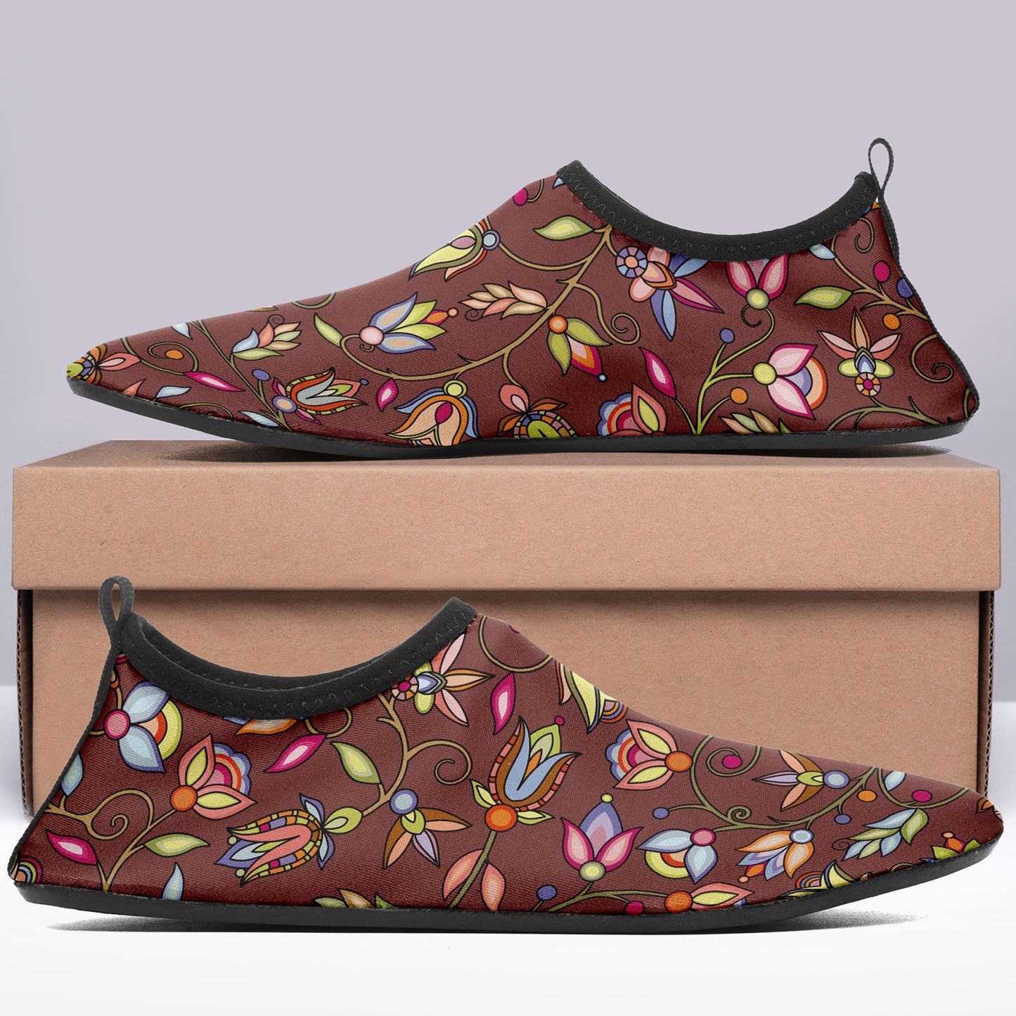 Buffalo Bloom Clay Kid's Sockamoccs Slip On Shoes