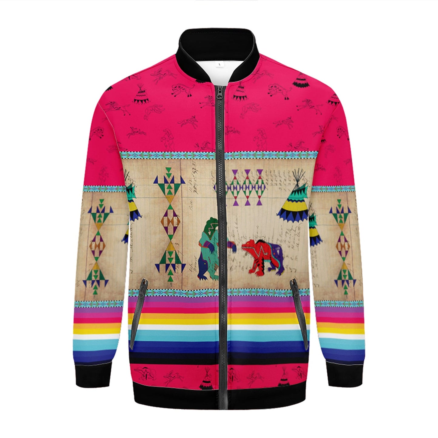 Bear Ledger Berry Lightweight Jacket