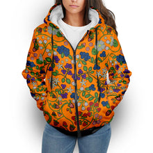 Load image into Gallery viewer, Grandmother Stories Carrot Sherpa Hoodie
