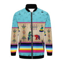 Load image into Gallery viewer, Bear Ledger Sky Zippered Collared Lightweight Jacket
