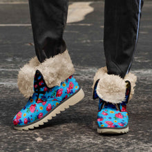 Load image into Gallery viewer, Kokum Ceremony Turquoise Polar Winter Boots
