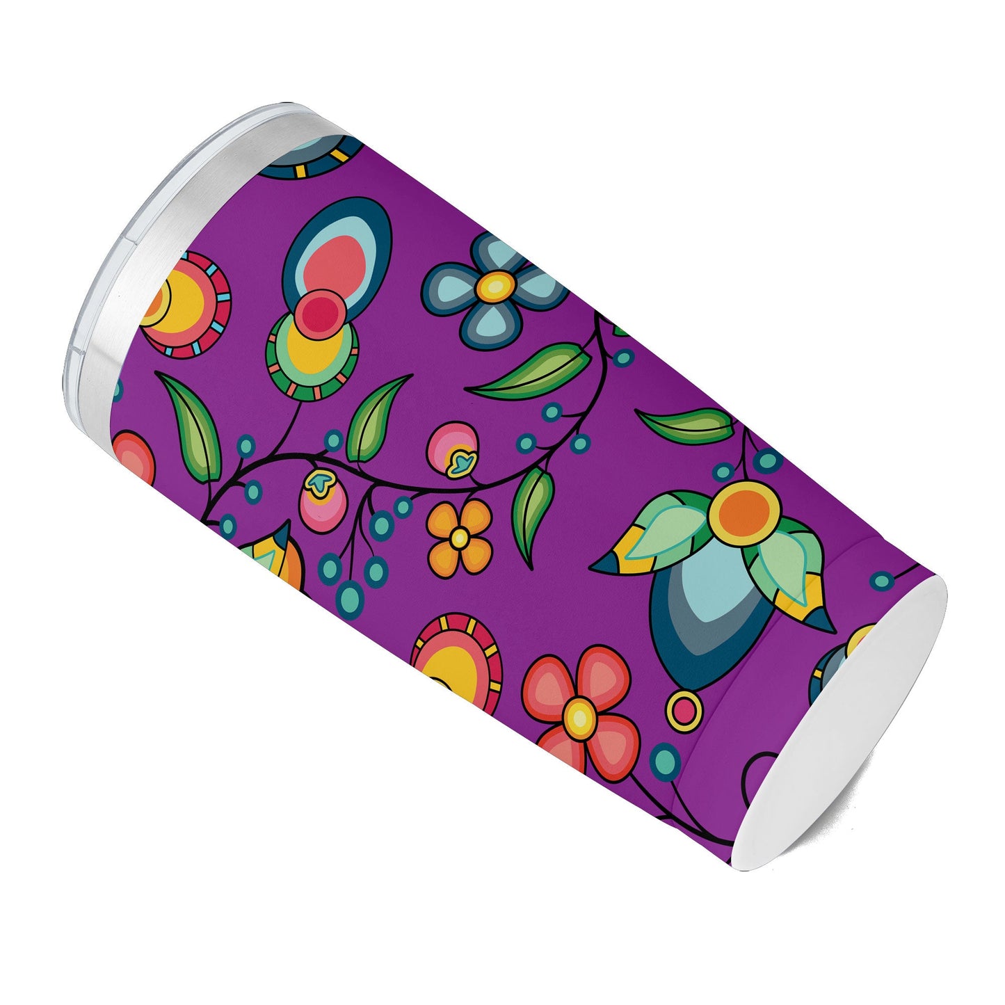 Floral Bounty Purple 15OZ Tumbler