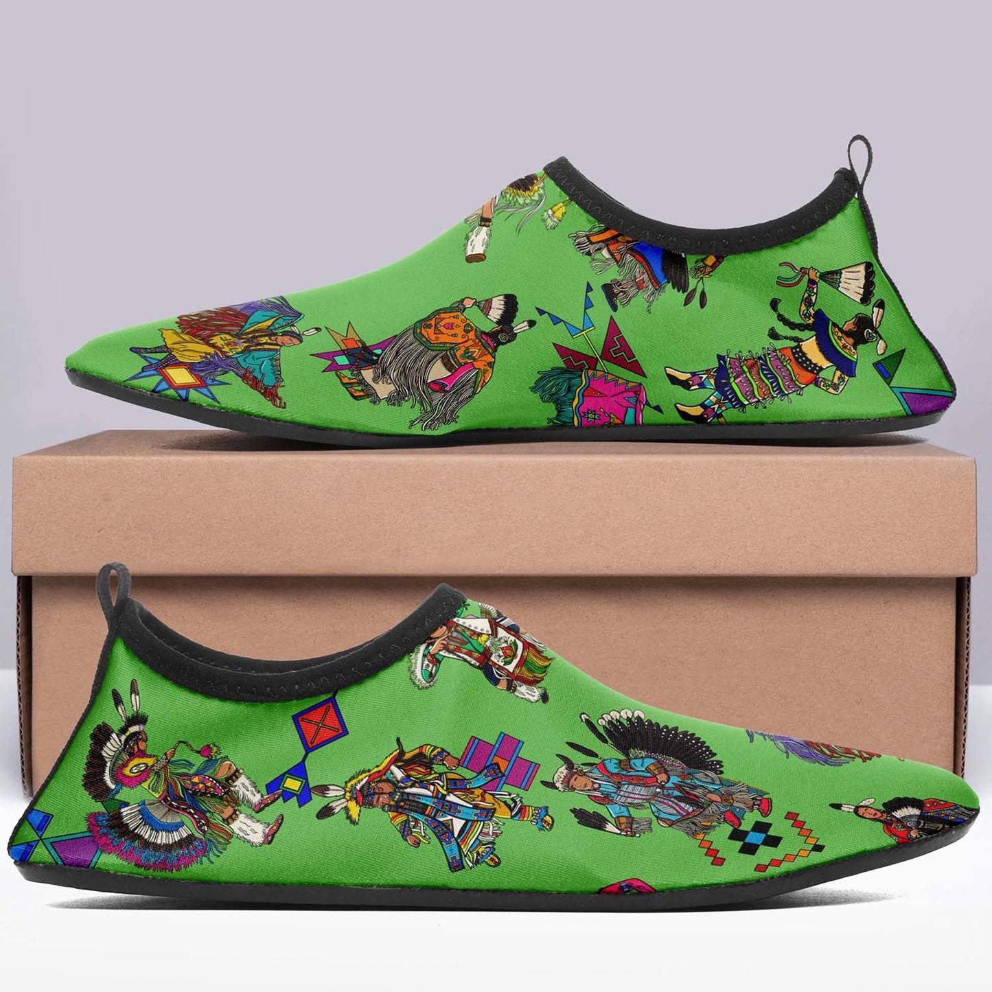 Grand Entry Dancers Grass Sockamoccs