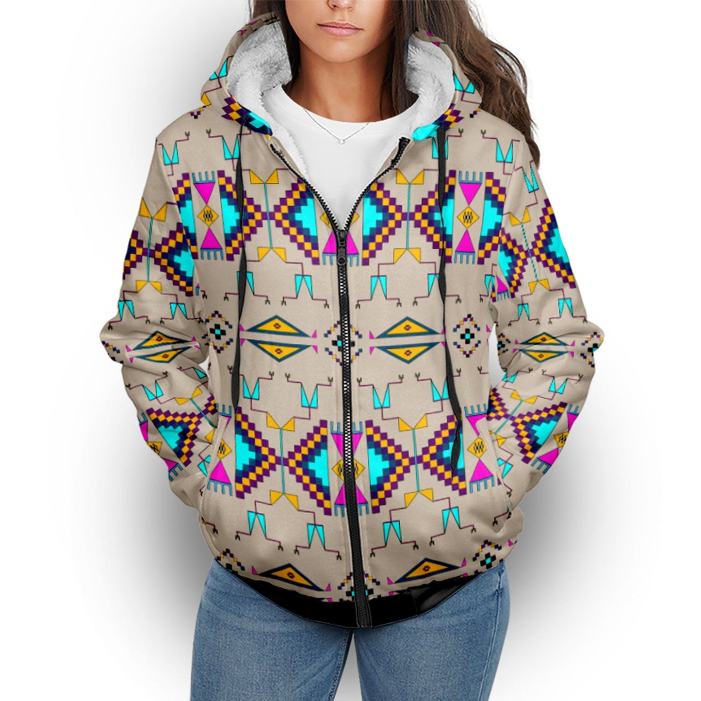 Rite of Passage Sand Sherpa Hoodie