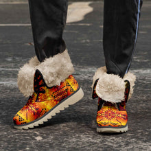 Load image into Gallery viewer, Desert Geo Yellow Red Polar Winter Boots
