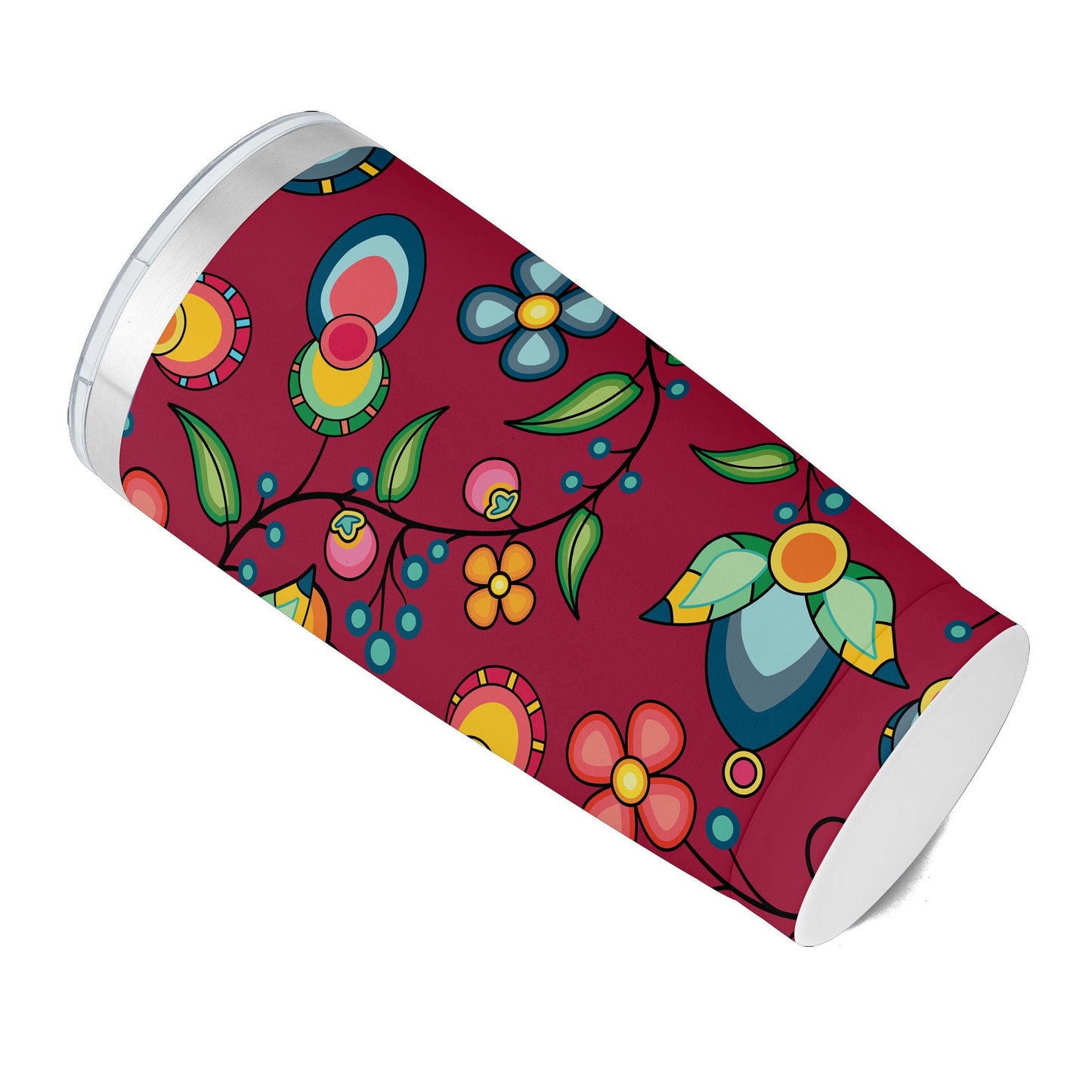 Floral Bounty Magenta 15OZ Tumbler