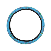 Load image into Gallery viewer, Willow Bee Saphire Steering Wheel Cover with Elastic Edge
