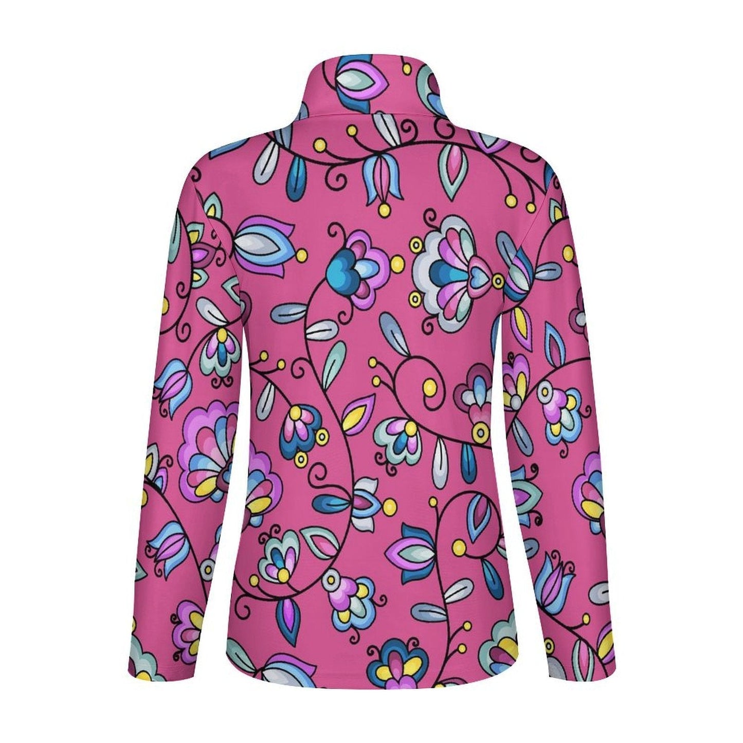 Autumn Bundle Blessing Pink Long Sleeve Yoga Shirt