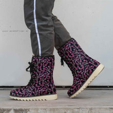 Load image into Gallery viewer, Beaded Pink Polar Winter Boots
