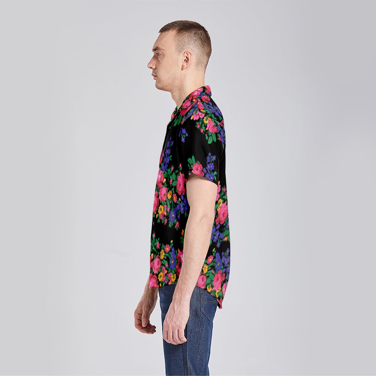 Kokum's Revenge Button Up Silk Shirt