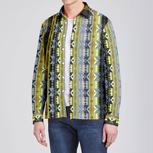 Load image into Gallery viewer, Inside the Deer Clan Lodge Men&#39;s Long Sleeve Dress Shirt
