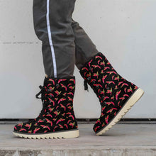 Load image into Gallery viewer, Red Swift Colourful Black Polar Winter Boots
