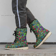 Load image into Gallery viewer, Indigenous Paisley Dark Sea Polar Winter Boots
