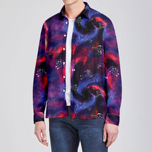 Load image into Gallery viewer, Animal Ancestors 3 Blue Pink Swirl Men&#39;s Long Sleeve Dress Shirt
