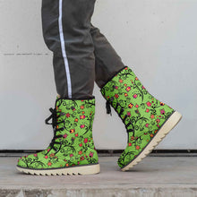 Load image into Gallery viewer, LightGreen Yellow Star Polar Winter Boots
