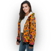 Load image into Gallery viewer, Berry Pop Carrot Sherpa Hoodie
