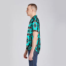 Load image into Gallery viewer, Chiefs Mountain Sky Button Up Silk Shirt
